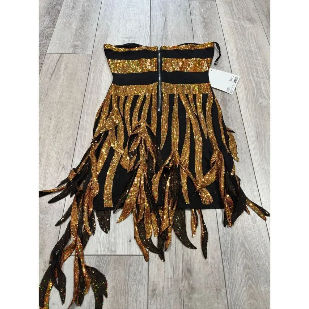 Sequence Queen Bee Dress Costume Dance Theater Cosplay Halloween Adult Size